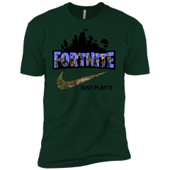 Fortnite Just Play It Nike Logo Men's Sleeve Shirt - The White Eagles