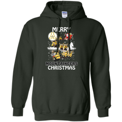 Appalachian State Mountaineers T Shirts Minions Santa Claus Merry Christmas Hoodie - The White Eagles