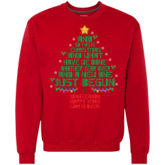 And So This Is And What Have We Done Another Year Over And A New One Just Begun John Lennon War Is Over Sweatshirt - The White Eagles