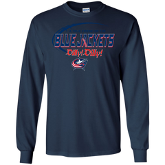 Dilly Dilly A True Friend Of The Columbus Blue Jackets LS Cotton T-Shirt - The White Eagles