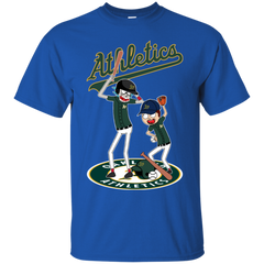 Oakland Athletics Baseball Rick And Morty Cotton T-Shirt - The White Eagles