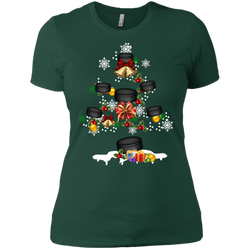 Christmas Is Coming Hockey Santa Claus Ugly Christmas Sweater Ladies' Shirt - The White Eagles
