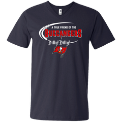 Dilly Dilly Tampa Bay Buccaneers A True Friend Of The Buccaneers Men's V-Neck T-Shirt - The White Eagles