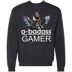 A-badass Gamer Fortnite Adidas Sweatshirt - The White Eagles