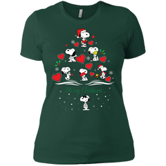 Snoopy Merry Christmas The Peanuts Movie Ladies' Shirt - The White Eagles