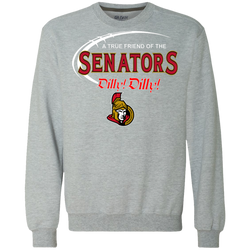 Dilly Dilly A True Friend Of The Ottawa Senators Sweatshirt - The White Eagles
