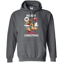 Troy Trojans Ugly Christmas Sweaters Minions Santa Claus Merry Christmas Hoodie - The White Eagles