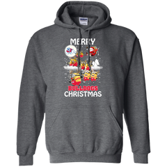 Fresno State Bulldogs Ugly Christmas Sweaters Minions Santa Claus Merry Christmas Hoodie - The White Eagles