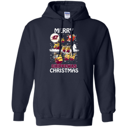 Central Michigan Chippewas T Shirts Minions Santa Claus Merry Christmas Hoodie - The White Eagles