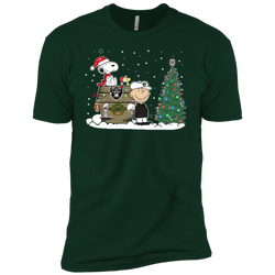 Oakland Raiders Snoopy The Peanuts Ugly Christmas Sweater  Super Bowl Men's Sleeve Shirt - The White Eagles
