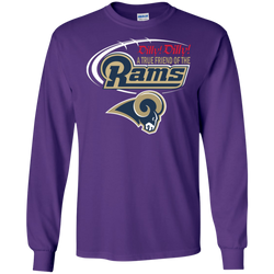 Dilly Dilly Los Angeles Rams A True Friend Of The Rams LS Cotton T-Shirt - The White Eagles