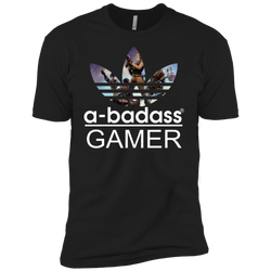 A-badass Gamer Fortnite Adidas Men's Sleeve Shirt - The White Eagles