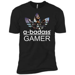 A-badass Gamer Fortnite Adidas Men's Sleeve Shirt - The White Eagles