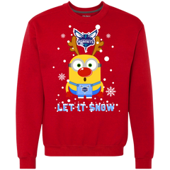 Minion Charlotte Hornets Ugly Christmas Sweaters Let It Snow Sweatshirt - The White Eagles