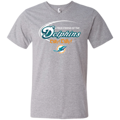 Nfl Dilly Dilly Miami Dolphins A True Friend Of The Dolphins Men's V-Neck T-Shirt - The White Eagles