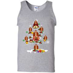 Christmas Is Coming Football Santa Claus Ugly Christmas Sweater Tank Top - The White Eagles