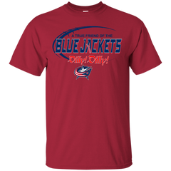 Dilly Dilly A True Friend Of The Columbus Blue Jackets Cotton T-Shirt - The White Eagles