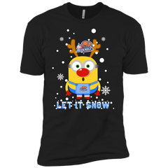Minion Bucknell Bison Ugly Christmas Sweaters Let It Snow Men's Sleeve Shirt - The White Eagles