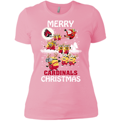 Ball State Cardinals T Shirts Minions Santa Claus Merry Christmas Ladies' Shirt - The White Eagles