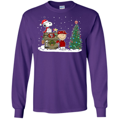 San Francisco 49ers Snoopy The Peanuts Ugly Christmas Sweater  Super Bowl LS Cotton T-Shirt - The White Eagles