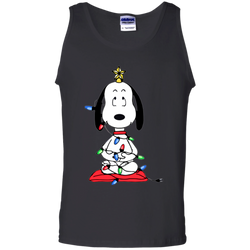 Snoopy Christmas Tree The Peanuts Movie Snoopy Tank Top - The White Eagles
