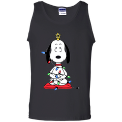 Snoopy Christmas Tree The Peanuts Movie Snoopy Tank Top - The White Eagles