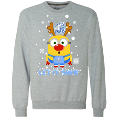 Minion Drake Bulldogs Ugly Christmas Sweaters Let It Snow Sweatshirt - The White Eagles