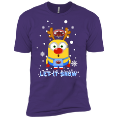 Minion Jacksonville State Gamecocks Ugly Christmas Sweaters Let It Snow Men's Sleeve Shirt - The White Eagles