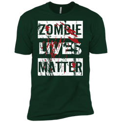 Zombie Lives Matter Tshirt Men's Sleeve Shirt - The White Eagles