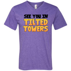 Fortnite See You In Tilted Towers Men's V-Neck T-Shirt - The White Eagles