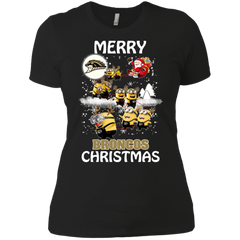 Western Michigan Broncos Ugly Christmas Sweaters Minions Santa Claus Merry Christmas Ladies' Shirt - The White Eagles