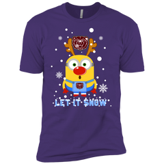 Minion Missouri State Bears Ugly Christmas Sweaters Let It Snow Men's Sleeve Shirt - The White Eagles