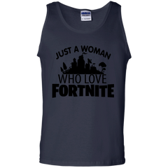 Fortnite Just A Woman Who Loves Fortnite Tank Top - The White Eagles