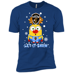 Minion Cleveland Cavaliers Primary Ugly Christmas Sweaters Let It Snow Men's Sleeve Shirt - The White Eagles