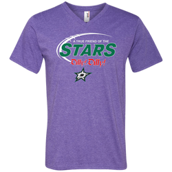 Dilly Dilly A True Friend Of The Dallas Stars Men's V-Neck T-Shirt - The White Eagles