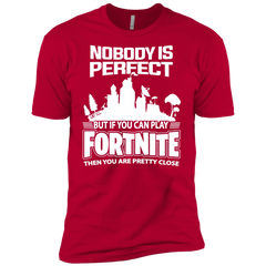 Fortnite Nobody Is Perfect But If You Can Play Fortnite Men's Sleeve Shirt - The White Eagles