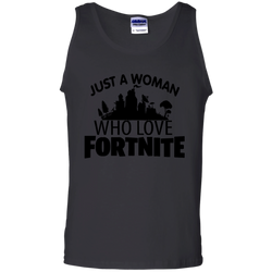 Fortnite Just A Woman Who Loves Fortnite Tank Top - The White Eagles