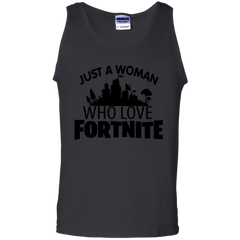 Fortnite Just A Woman Who Loves Fortnite Tank Top - The White Eagles