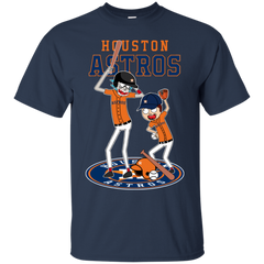 Houston Astros Baseball Rick And Morty Cotton T-Shirt - The White Eagles