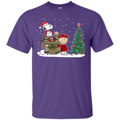 San Francisco 49ers Snoopy The Peanuts Ugly Christmas Sweater  Super Bowl Cotton T-Shirt - The White Eagles