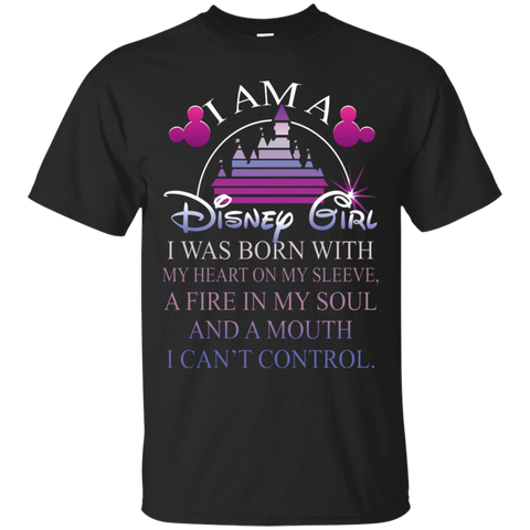 I Am A Disney Girl I Can't Control T-shirts Cotton T-Shirt - The White Eagles