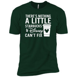There's Nothing A Little Starbucks & Disney Can't Fix Shirt Men's Sleeve Shirt - The White Eagles