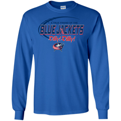 Dilly Dilly A True Friend Of The Columbus Blue Jackets LS Cotton T-Shirt - The White Eagles