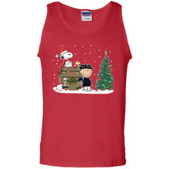 Chicago Bears Snoopy The Peanuts Ugly Christmas Sweater  Super Bowl Tank Top - The White Eagles