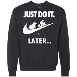 Just Do It The Peanuts Movie Snoopy Nike Logo Sweatshirt - The White Eagles