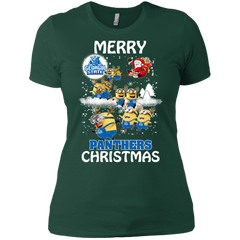 Georgia State Panthers Ugly Christmas Sweaters Minions Santa Claus Merry Christmas Ladies' Shirt - The White Eagles