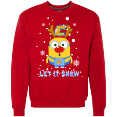 Minion Chattanooga Mocs Ugly Christmas Sweaters Let It Snow Sweatshirt - The White Eagles