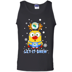Minion Norfolk State Spartans Ugly Christmas Sweaters Let It Snow Tank Top - The White Eagles