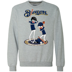 Milwaukee Brewers Baseball Rick And Morty Sweatshirt - The White Eagles