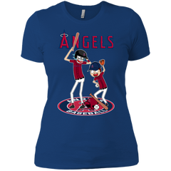 Los Angeles Angels Baseball Rick And Morty Ladies' Shirt - The White Eagles